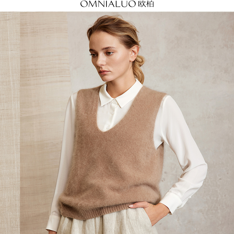 【柳哥粉丝专享】欧柏兰奴高端针织2025秋冬新款百搭修身打底羊绒