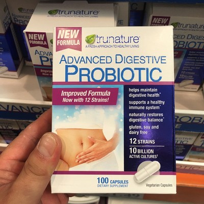 现货*美国TruNature DigestivProbiotic成人益生菌胶囊100粒