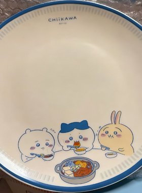 香港 711 新款高颜值可爱限定小八Chiikawa陶瓷寿司周边餐具