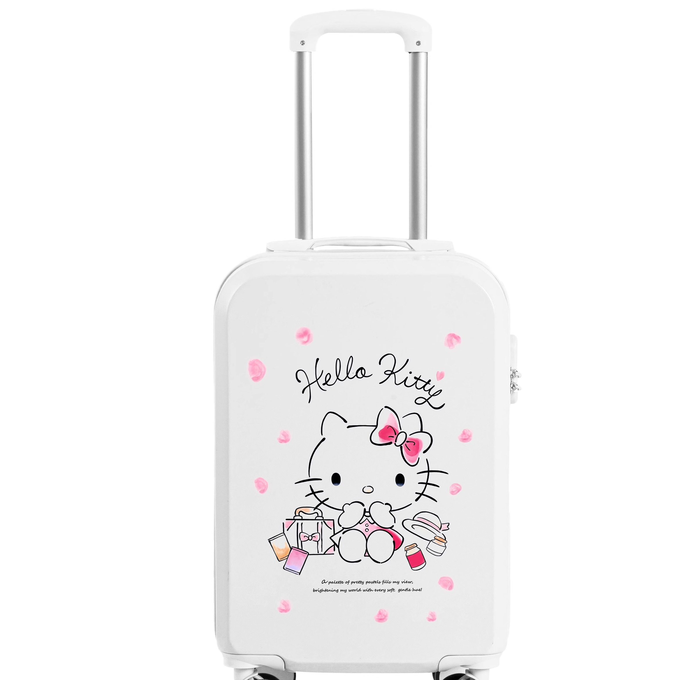 Hellokitty甜美凯蒂猫小号行李箱旅行箱拉杆箱旅游出行可爱旅行箱