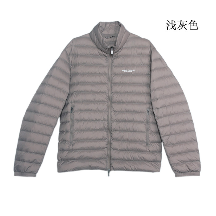 意大利奢级 羽绒服男装冬季白鸭绒轻薄羽绒服纯色外套 立领保暖