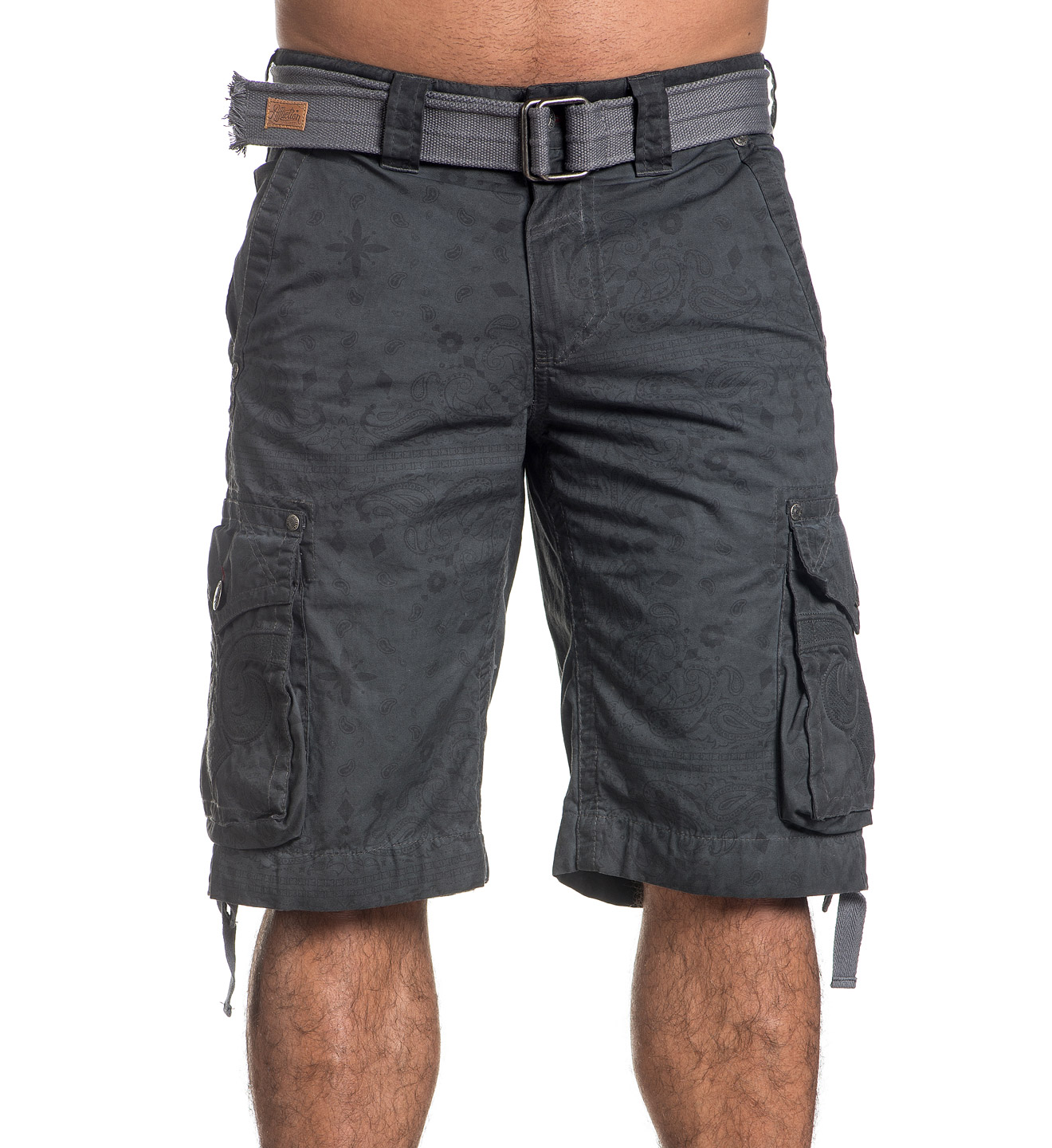 affliction美国潮牌 男士夏季直筒宽松短裤潮流休闲工装裤五分裤