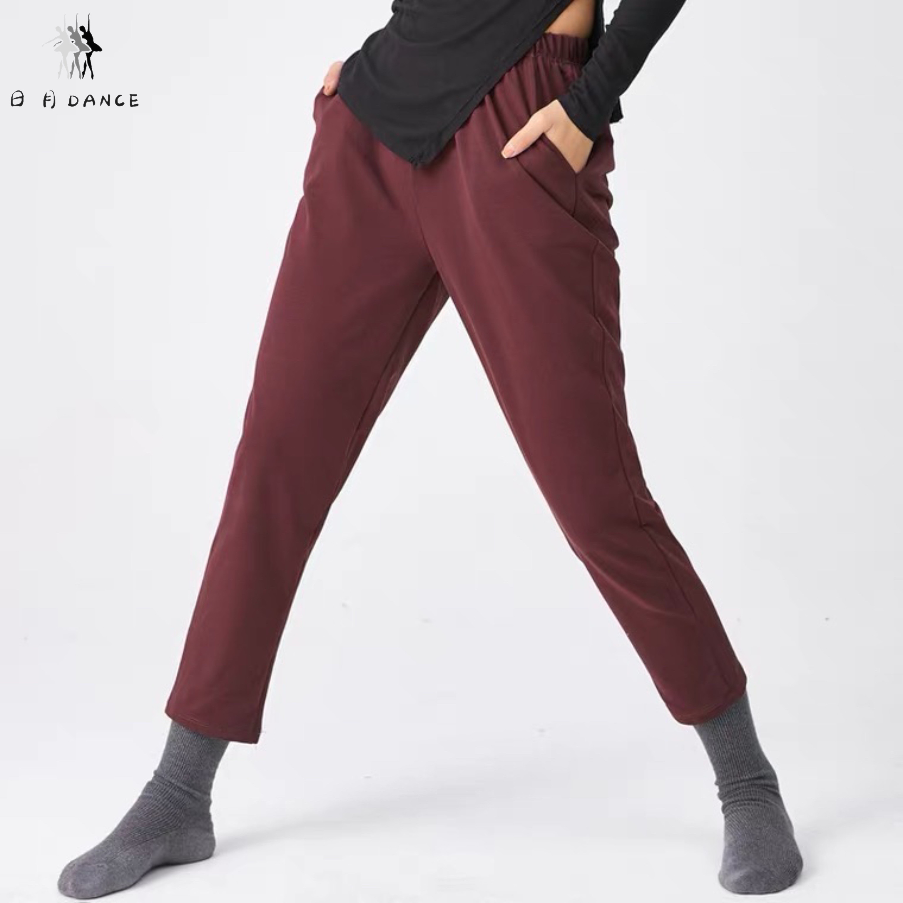 现代舞练功哈伦紧身九分舞蹈裤