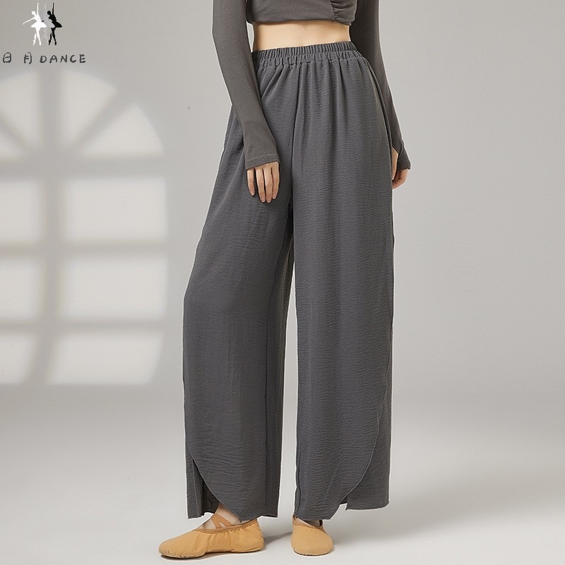 古典舞开叉长裤中国舞蹈裤学生练功裤演出服女飘逸现代舞阔腿裤子,运动/瑜伽/健身/球迷用品,现代舞服装,淘宝优惠券,粉丝福利购,淘宝优惠卷