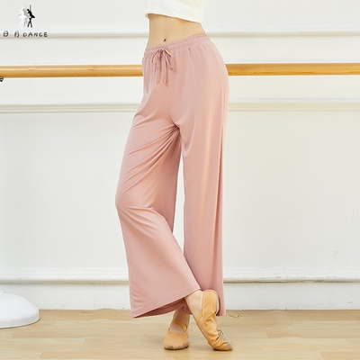 新款莫代尔高腰舞蹈裤透气舒适