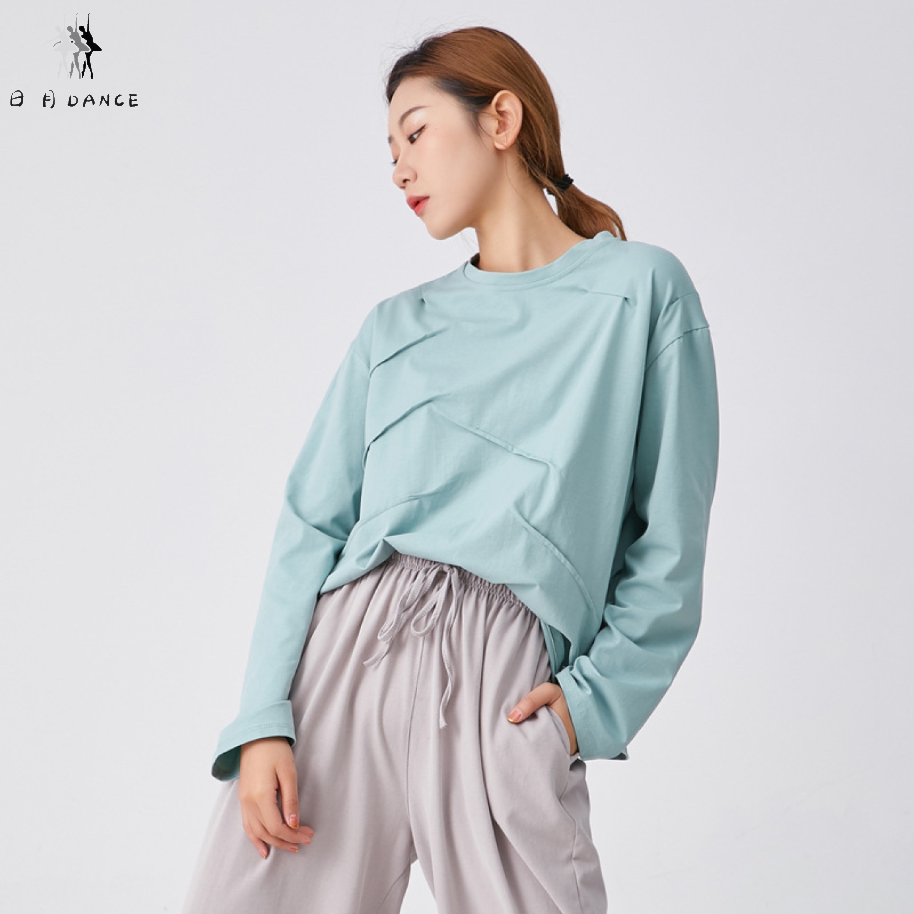 日月DANCE男女同款现代舞蹈上衣