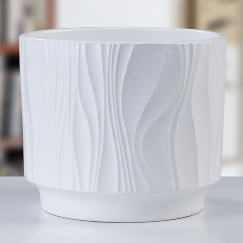 花盆陶瓷北欧简约家用带托蝴蝶兰专用ins风蝴蝶兰多肉绿植盆清仓