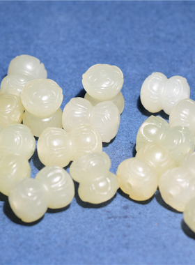 和田玉青白玉手镯女款圆细条