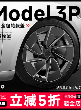 帝博适用特斯拉焕新Model 3P美版轮毂盖保护19寸汽车内改装饰配件