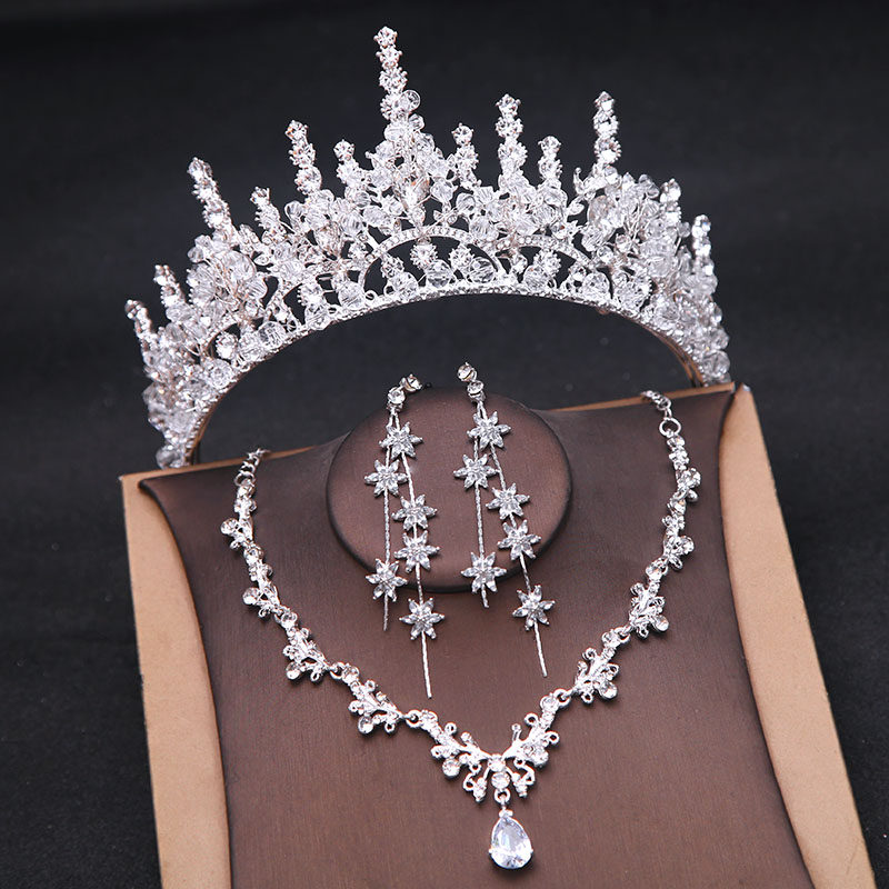 皇冠头饰新娘水晶高级感大气奢华结婚公主王冠婚纱影楼造型配饰品
