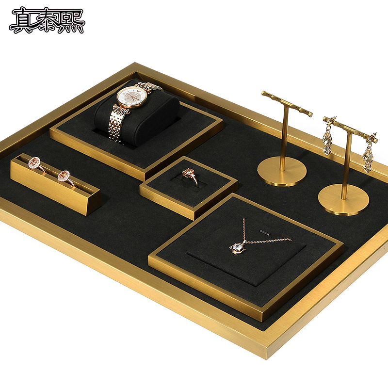 真泰熙珠宝道具金属陈列摆件