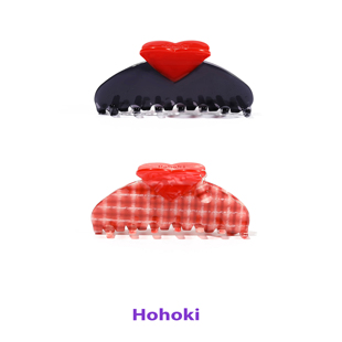 HOHOKI原创设计小众心动拼拼醋酸抓夹