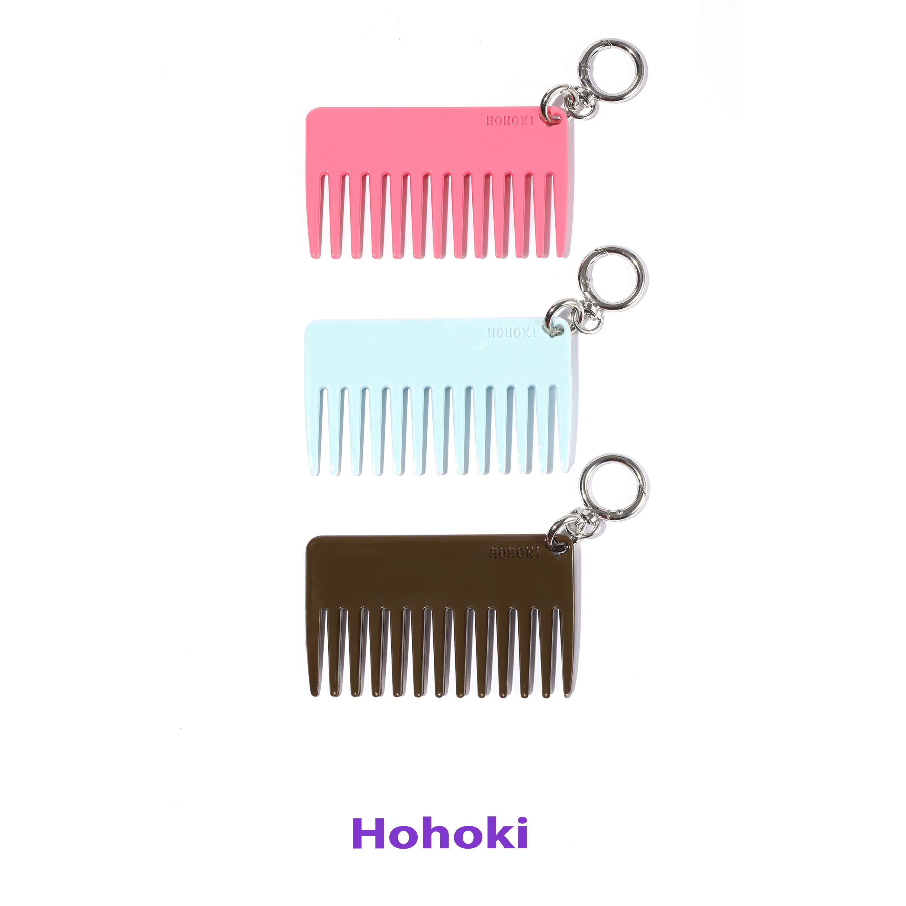 HOHOKI原创糖果色挂件发梳