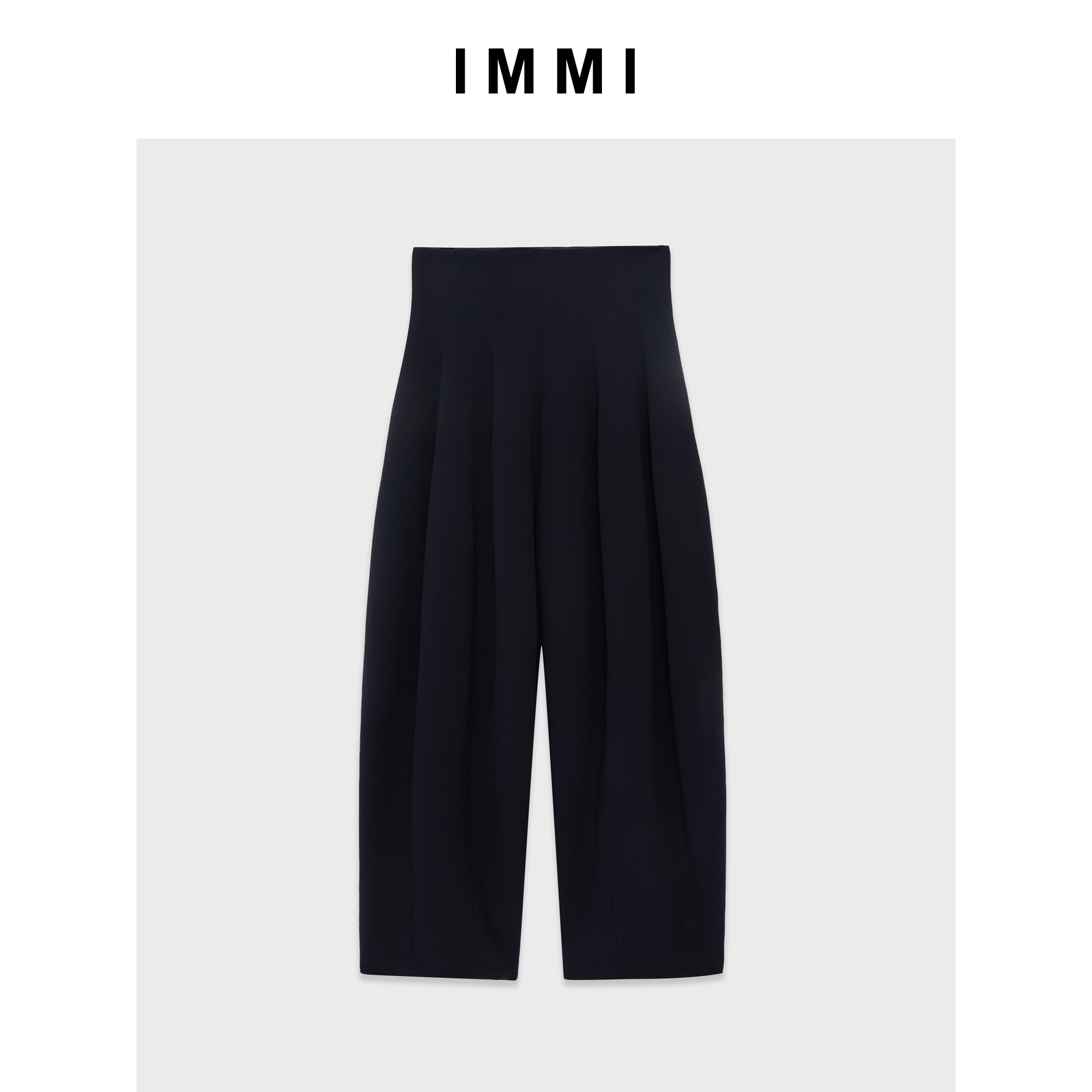 【IMMI】25秋冬新品精纺羊毛分割花苞长裤MWEFWWPT1077X