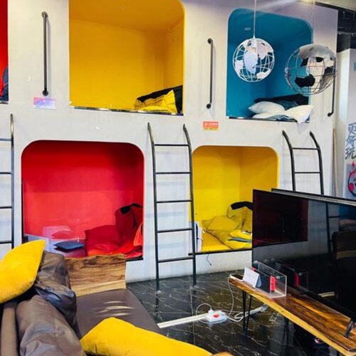 阳航胶囊双层床 酒店太空舱睡眠舱 游戏休息舱 bunk bed