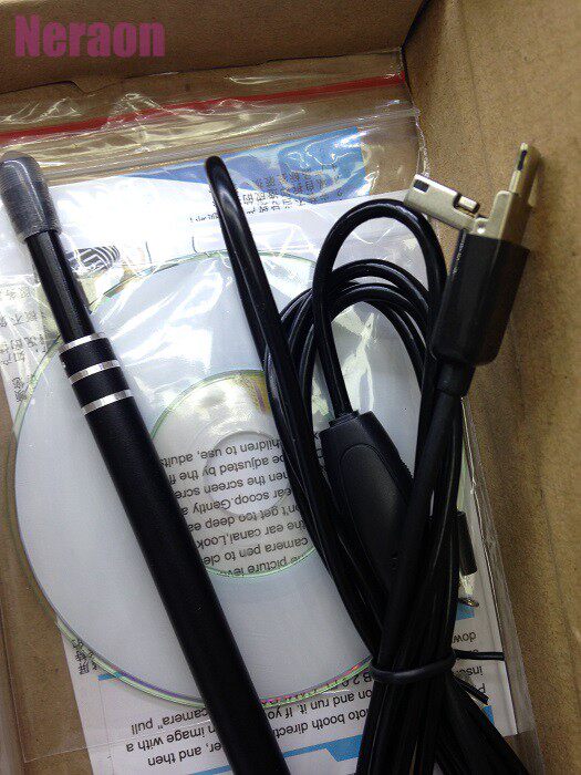 귀 청소 USB 내시경 5.5MM 시각적 귀숟가락 귀이개