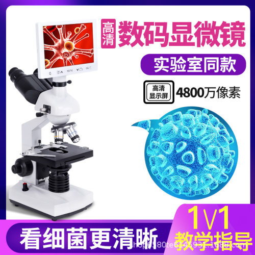 高清双目三目显微镜15000倍小学初中高科学实验10000倍家用