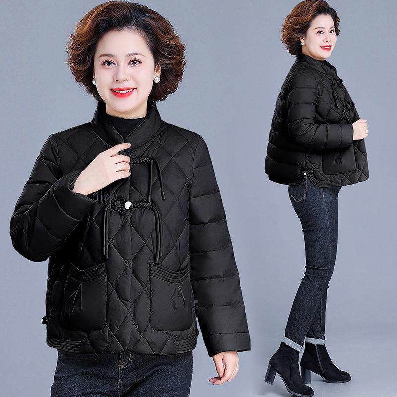 短款棉服女款冬季新款中老年妈女妈装加暖30-2372厚保衣小个子棉