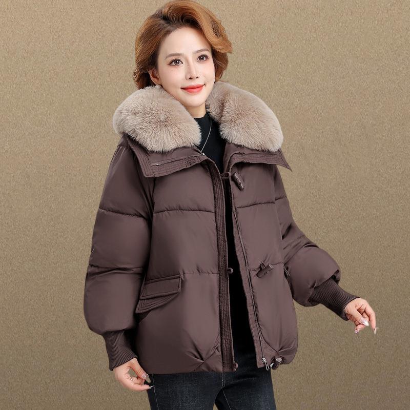 高端棉服女短款202冬新5款宽大码羽绒棉衣加厚保暖98572343季松棉