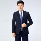 兰 士8828 商务正装 休闲修身 春季 服职业羊毛西服套礼秋装 中年男装