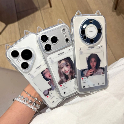 猫耳朵凯蒂猫化妆包苹果17手机壳