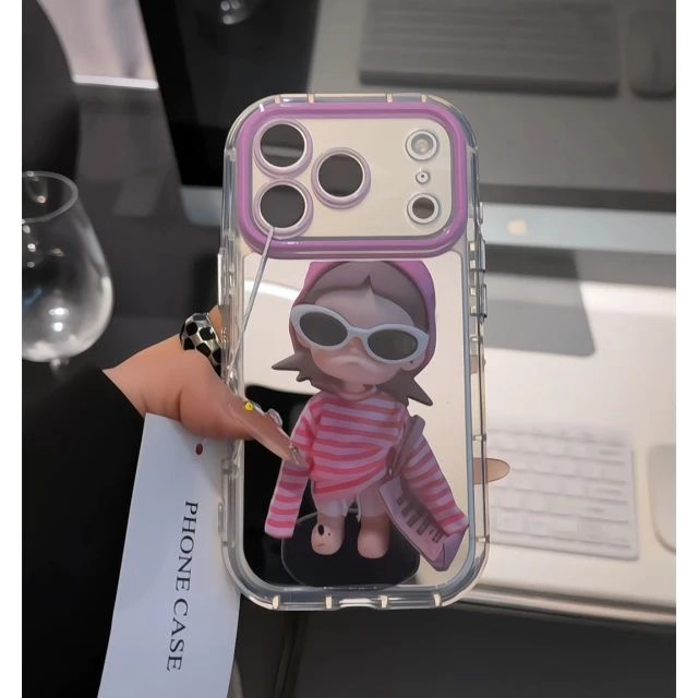 搞怪墨镜嘎子姐手机壳