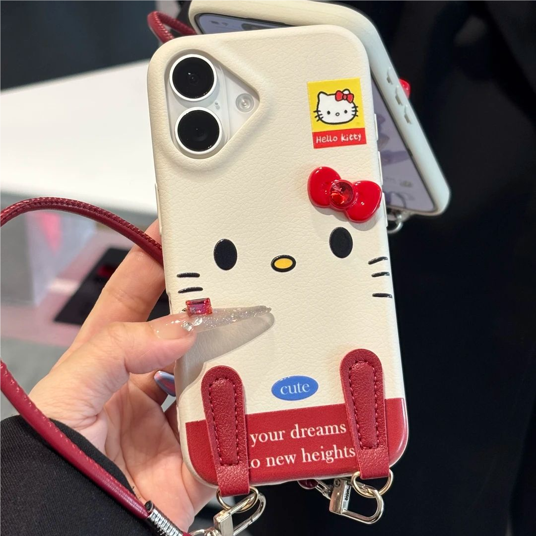 适用苹果17可爱kitty手机壳