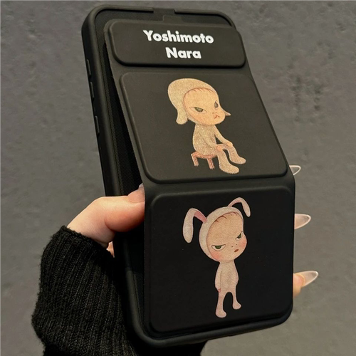 可爱奈良美智折叠支架手机壳