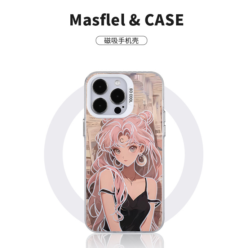 港风水兵月磁吸吸附手机壳适用iPhone15/14/13promax车载无线充保护壳小米13/14ultra磨砂软壳三星S23/24PLUS,3C数码配件,手机保护套/壳,淘宝优惠券,粉丝福利购,淘宝优惠卷