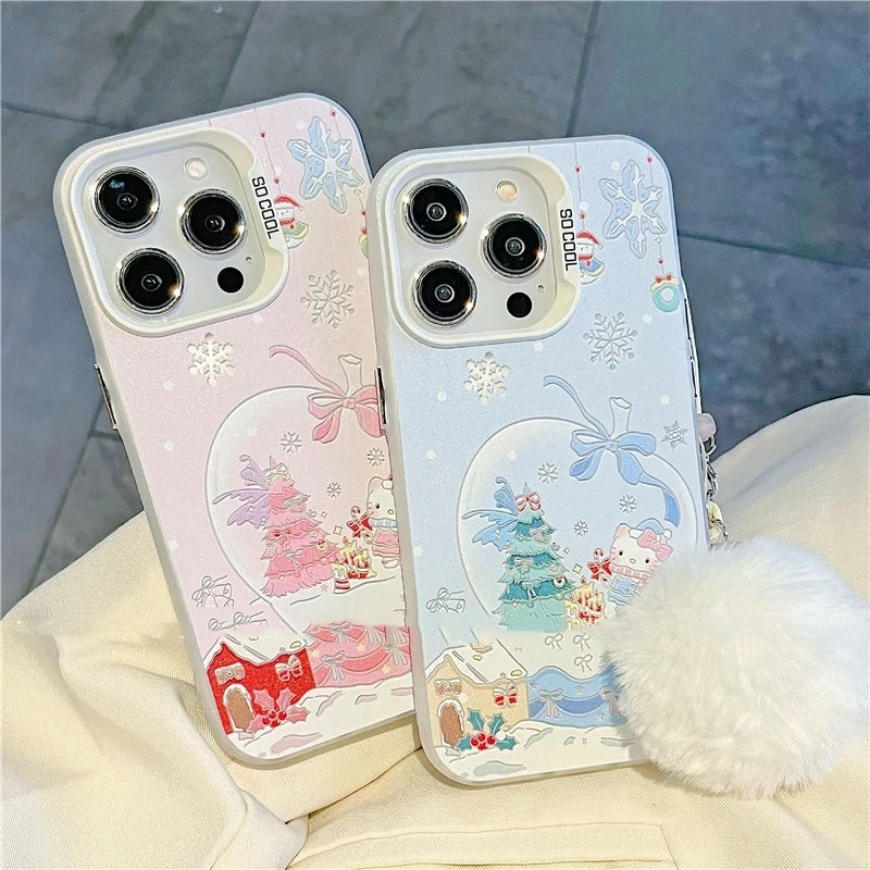 日韩ins风可爱卡通圣诞树手机壳