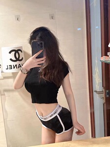 CK短裤女士纯棉时尚性感显瘦夏季居家裤运动裤瑜伽休闲健身跑步裤