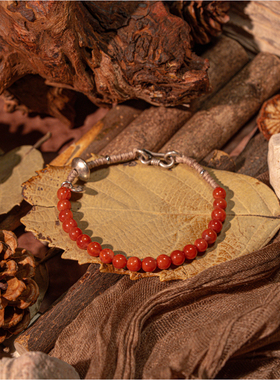 欧洲设计师TRÉE925银【鸿算】原创小众设计手工手链