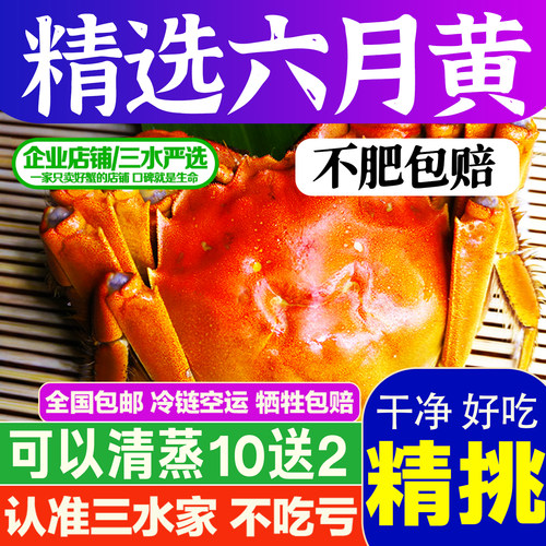 【拍下就发】三水家螃蟹便宜好吃