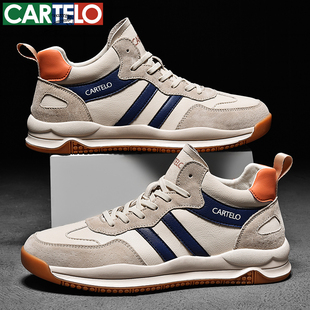 卡帝乐鳄鱼男鞋2025新款秋冬季男士休闲鞋子运动鞋时尚青年板鞋