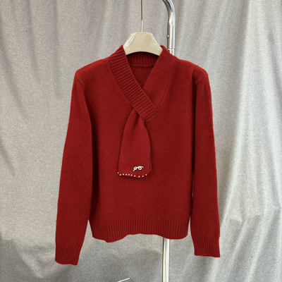 2025冬亲肤百搭套头绵羊毛衫女