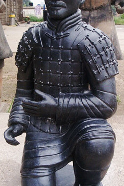 兵马俑跪射武士仿古礼品 178cm工艺品