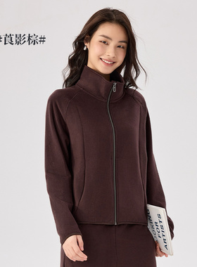 秋冬高领软糯上衣DJU8316女士上衣外套热肤绒热特姆保暖