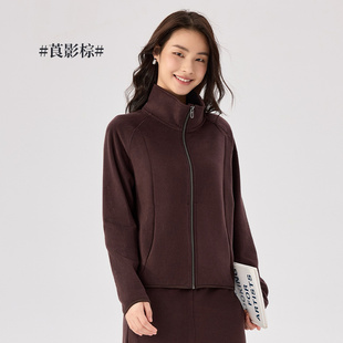 秋冬高领软糯上衣DJU8316女士上衣外套热肤绒热特姆保暖