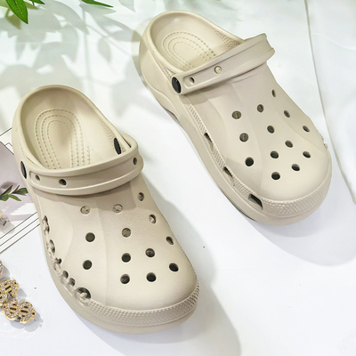 美尘May C 云彩洞洞鞋26新款老爹花园洞洞凉拖鞋舒适柔软凉拖两穿