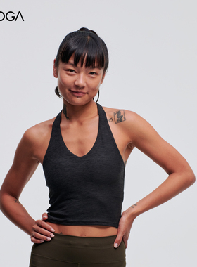 FLYOGA飞蓝云织新款一体杯背心瑜伽服健身攀岩上衣女31146