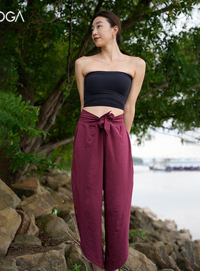 FLYOGA飞蓝 揽月裤 运动休闲长裤 抽绳可调节 显瘦束腿裤53910