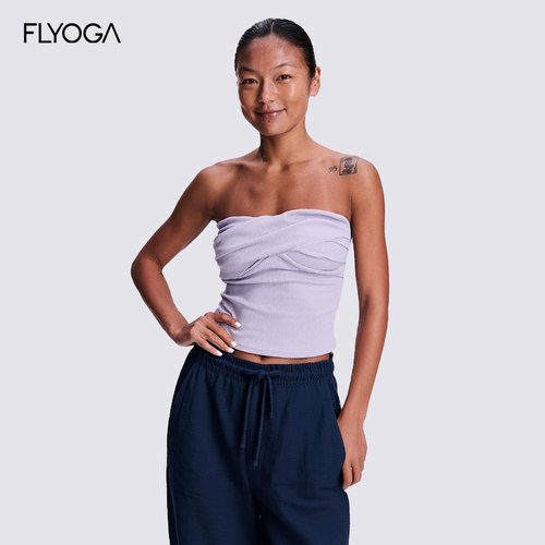 FLYOGA飞蓝瑜伽抹胸速干运动背心