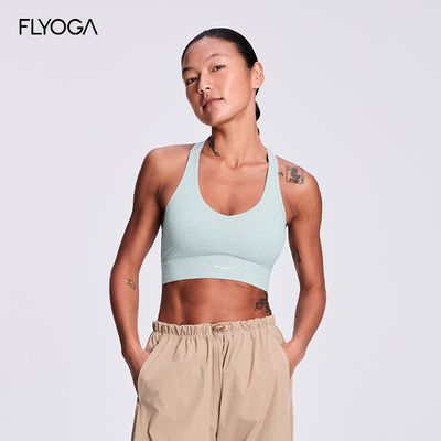 FLYOGA飞蓝插杯云织系列-U领BRA瑜伽健身运动背心53101