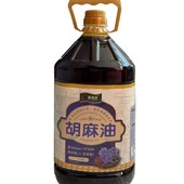 包邮 山西偏关农村娜两口推荐 物理压榨纯胡麻油5L