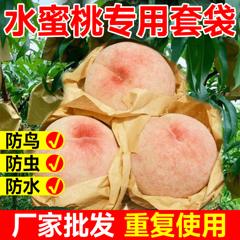 水蜜桃专用套袋防鸟防虫神器纸袋