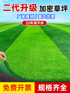 人造草皮幼儿园彷真草坪地毯户外装饰人工塑料假草皮围挡绿草垫子