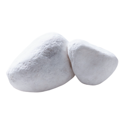 天然雪花白石子鱼缸铺底铺路造景