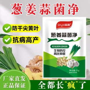 葱姜蒜菌净专用叶面肥喷施水溶性肥料农用杀菌剂药叶绿素叶枯炭疽