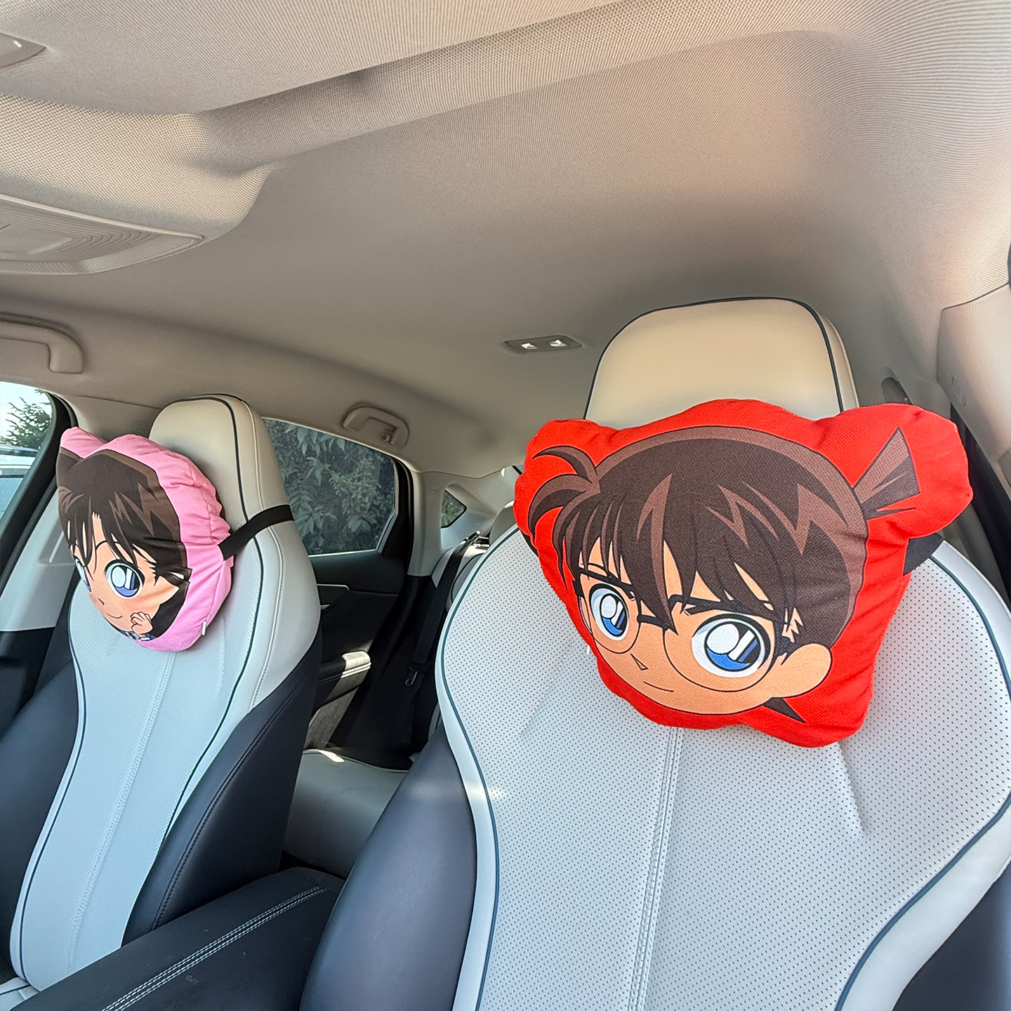 名侦柯南小兰情侣汽车头枕护颈枕