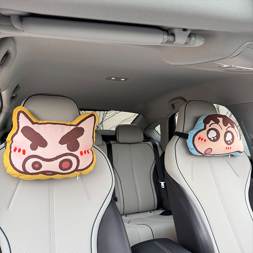 蜡笔小新车用靠枕车载枕头